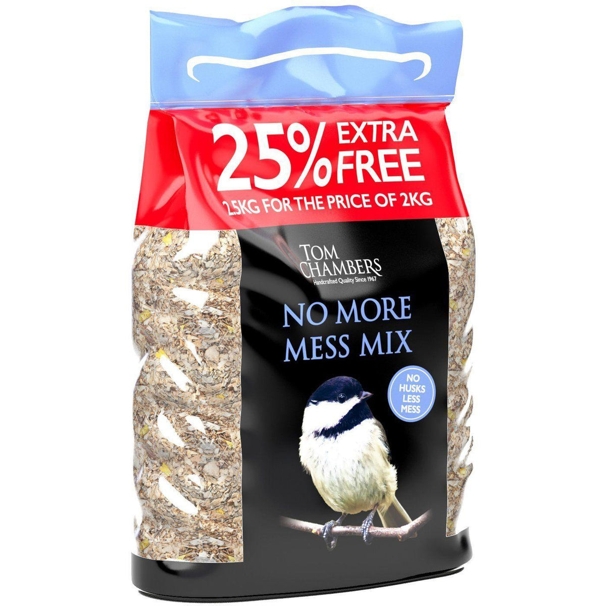 Tom Chambers No More Mess Mix | 25% Extra Free | 2.5kg For The Price of 2kg - Choice Stores
