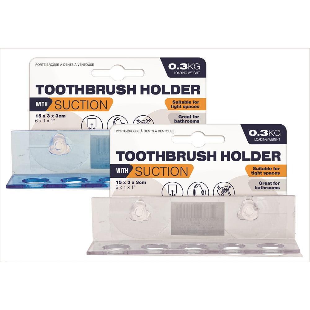 Toothbrush Holder with Suction Holders - Choice Stores