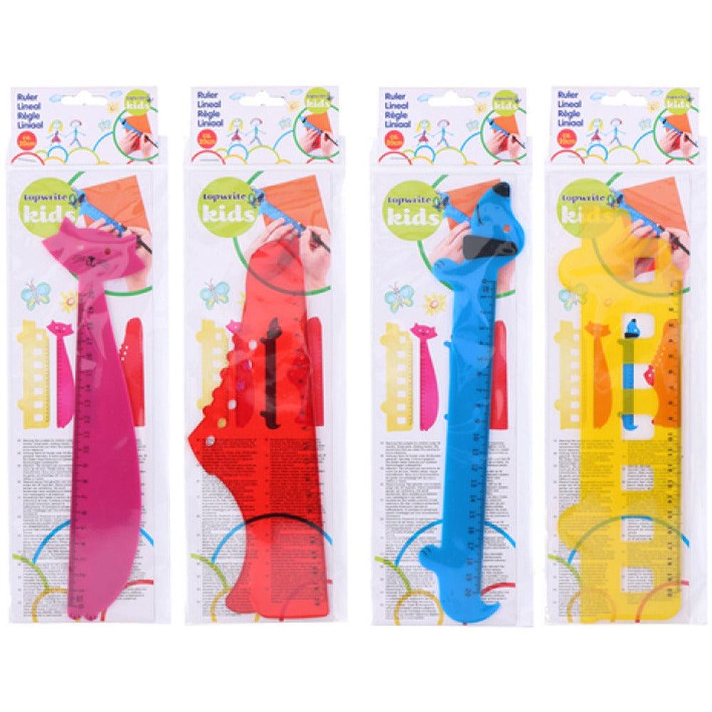 Top Write Ruler | Assorted Colours | 20cm - Choice Stores