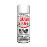 Tough Stuff Enamel White Gloss Spray Paint | 400ml - Choice Stores