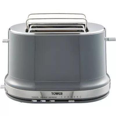Tower Belle 2-Slice Toaster Graphite Grey | 800w - Choice Stores