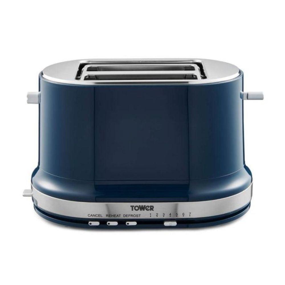 Tower Belle 2-Slice Toaster Midnight Blue | 800W - Choice Stores