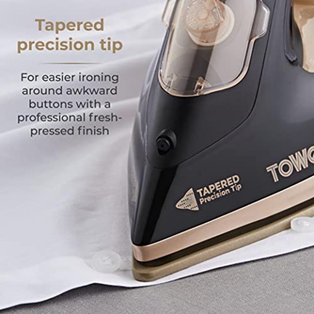 Tower Ceraglide Steam Iron Black And Gold | 3100w - Choice Stores