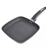 Tower Cerastone Black Forged Grill Pan| 25cm - Choice Stores