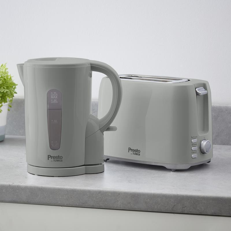 Tower Presto 1.7L Kettle Grey - Choice Stores