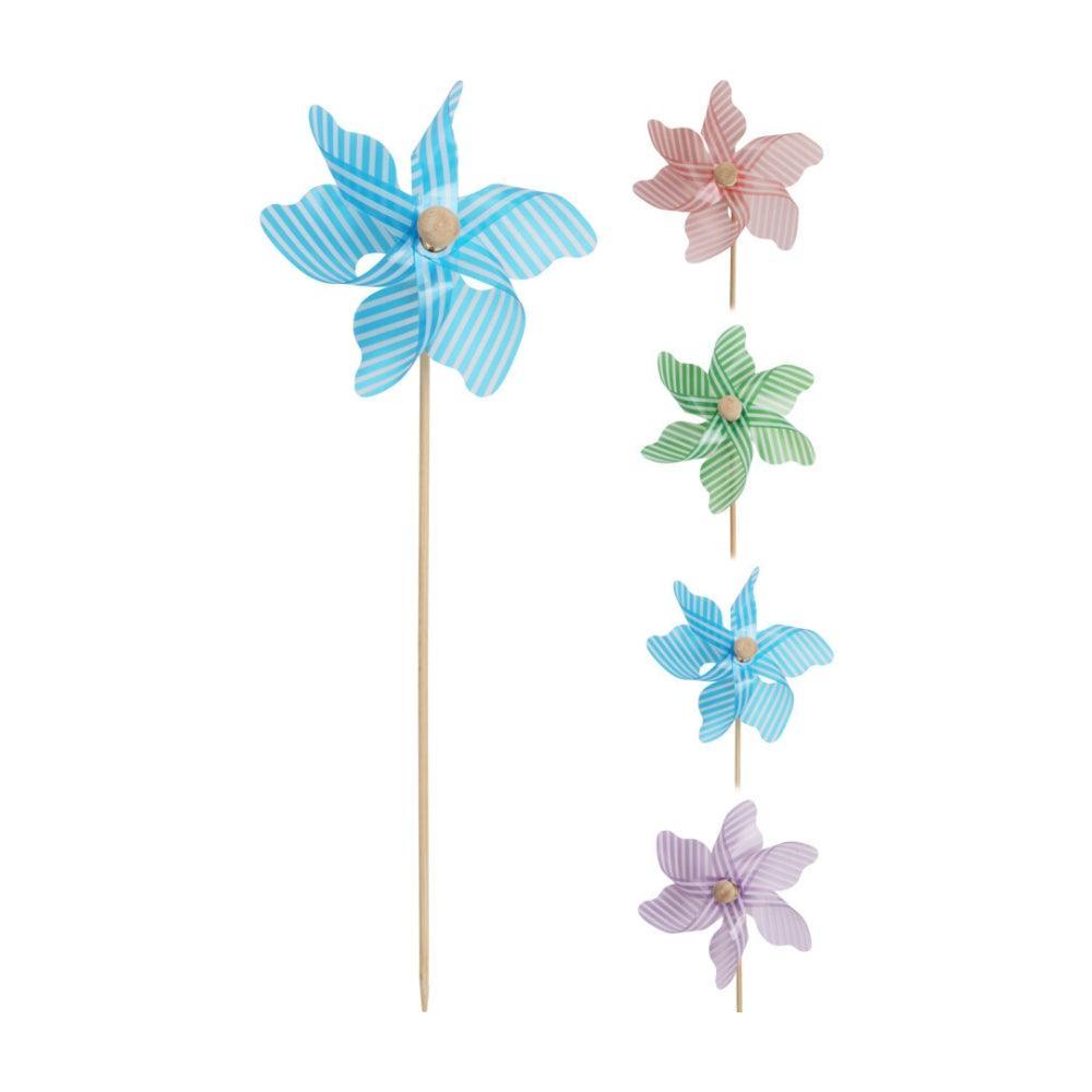 Transparent Pastel Garden Windmill | Assorted | 85 x 240mm - Choice Stores