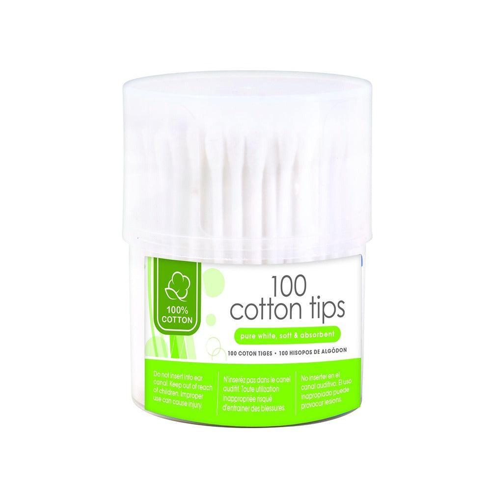 UBL 100% Cotton Tips Easy Dispenser | 100 Pack - Choice Stores