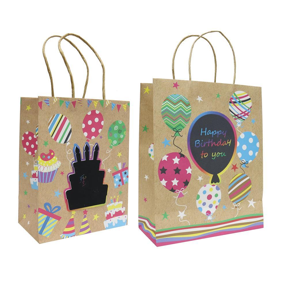 UBL Birthday Gift Bag With Scratch Panel | 2 Assorted | Medium - Choice Stores