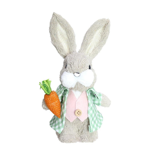 UBL Bloom Bunny Straw Character Decoration | Assorted | 21cm - Choice Stores