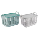 UBL Blue Storage Box with Handle & Lid | 25cm - Choice Stores