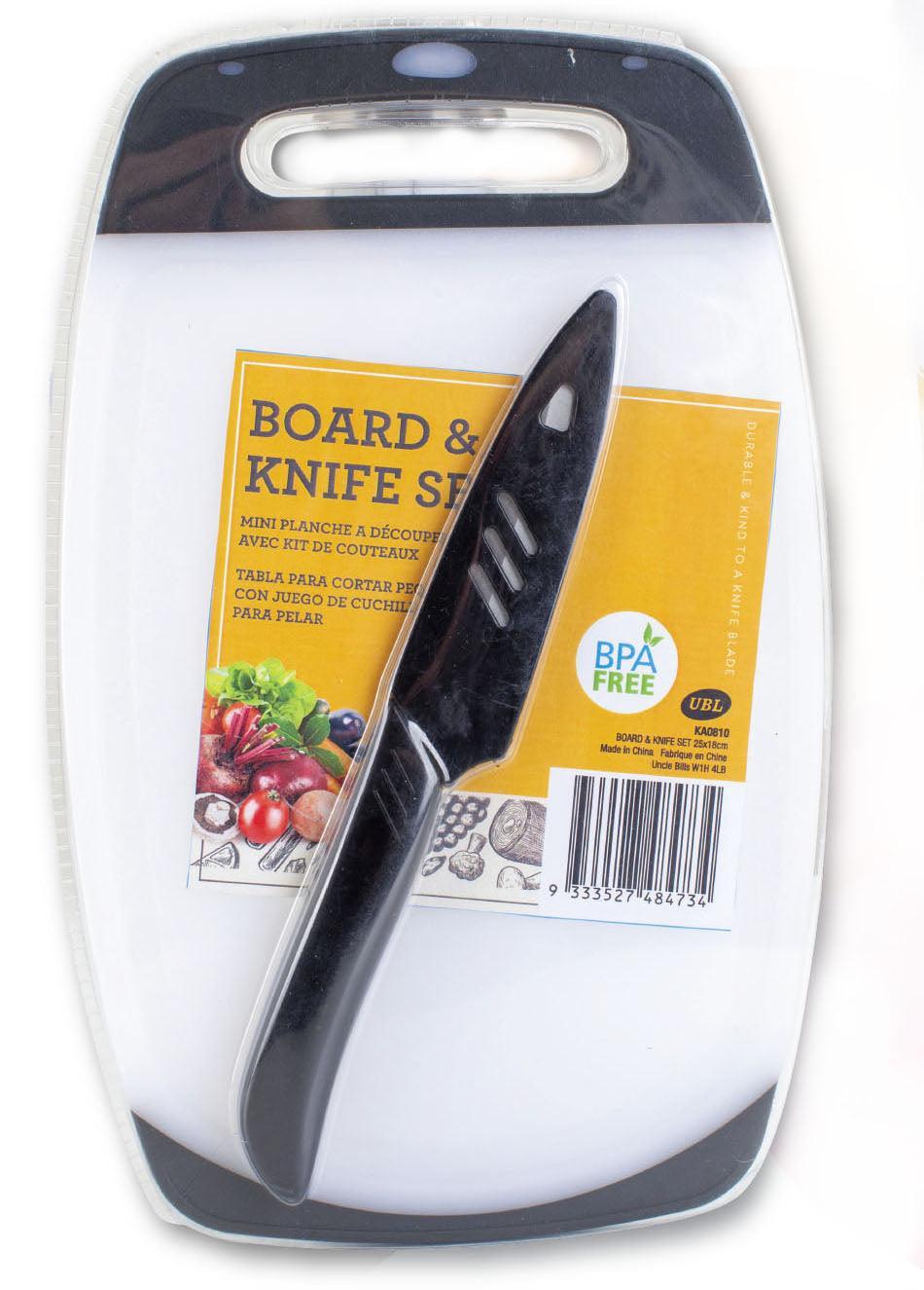 UBL Chopping Board & Knife Set | BPA Free - Choice Stores