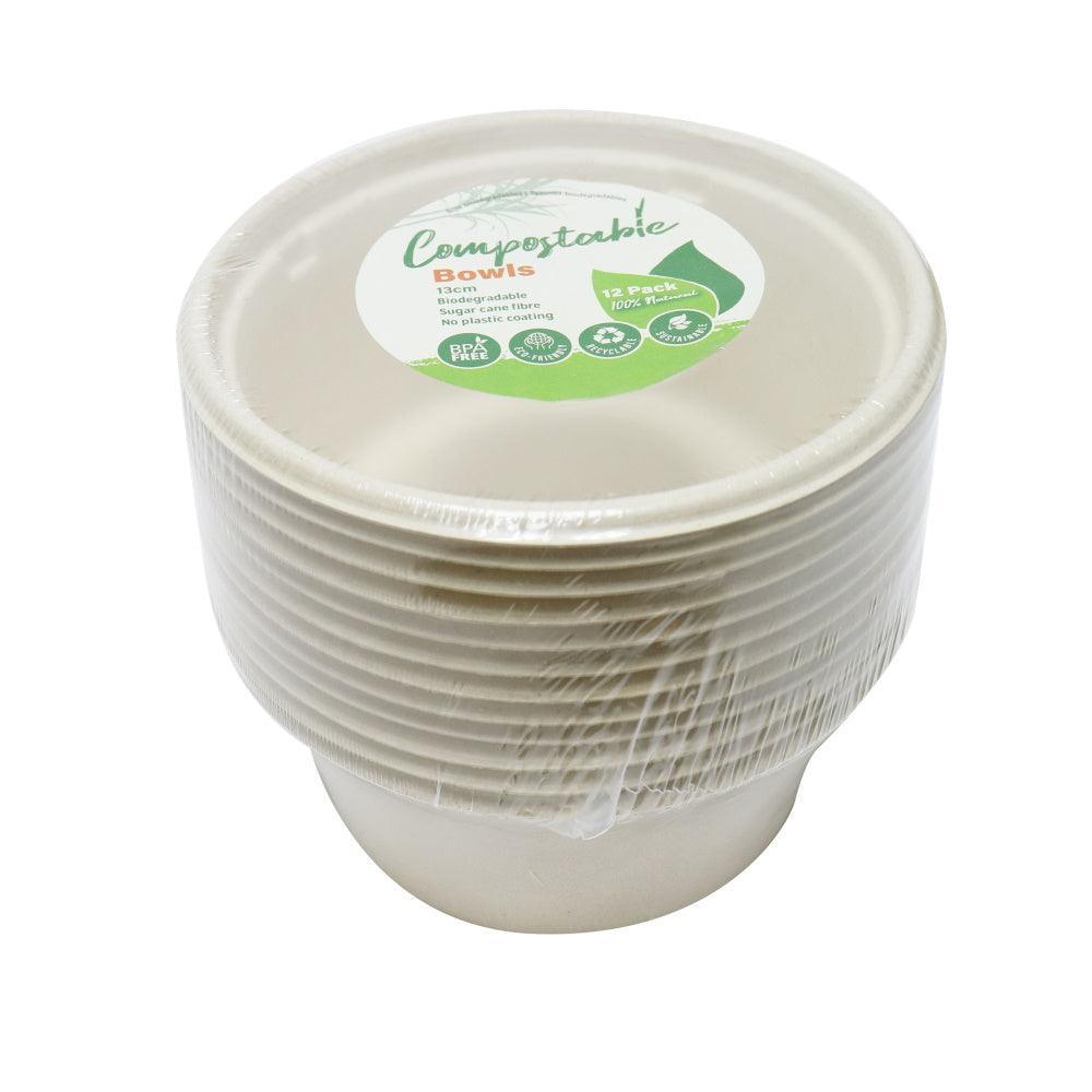 UBL Compostable Bowl 12 pack | 13cm - Choice Stores