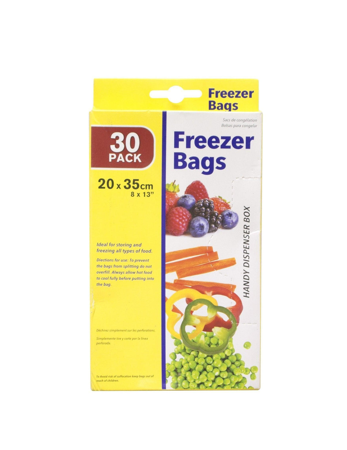 UBL Freeezer Bags Pack of 30 | 20 x 35cm - Choice Stores