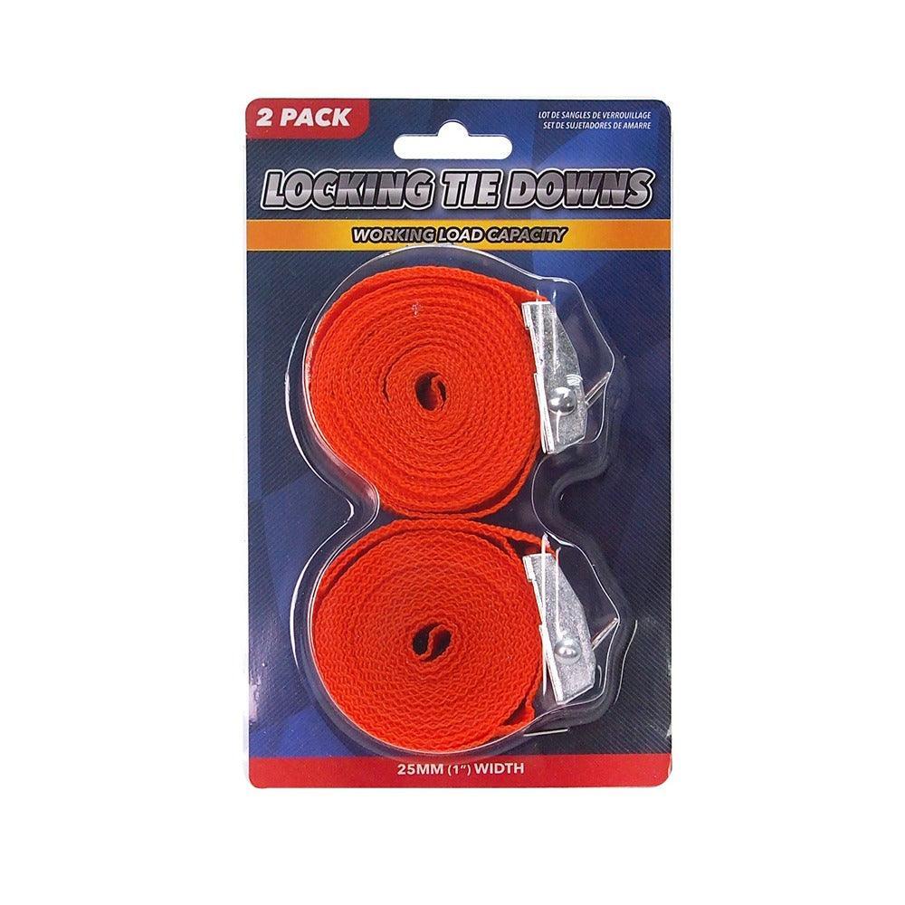 UBL Locking Tie Down 25mm Strapping | 2 Pack - Choice Stores