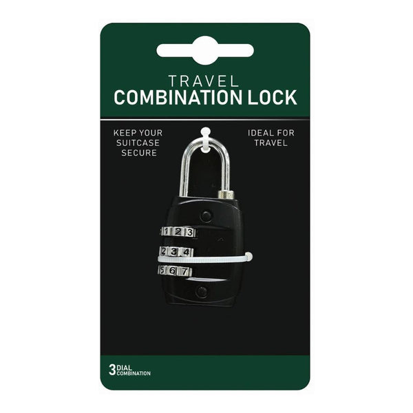 UBL Luggage Combination Lock | Black - Choice Stores