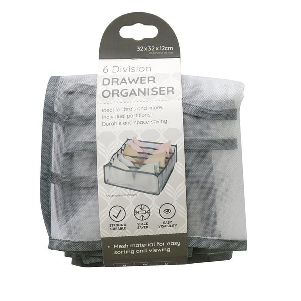 UBL Mesh Drawer Organiser | 6 Dividers - Choice Stores