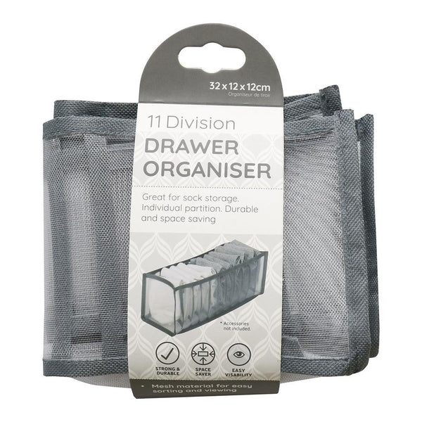 UBL Mesh Drawer Organizer | 11 Dividers - Choice Stores