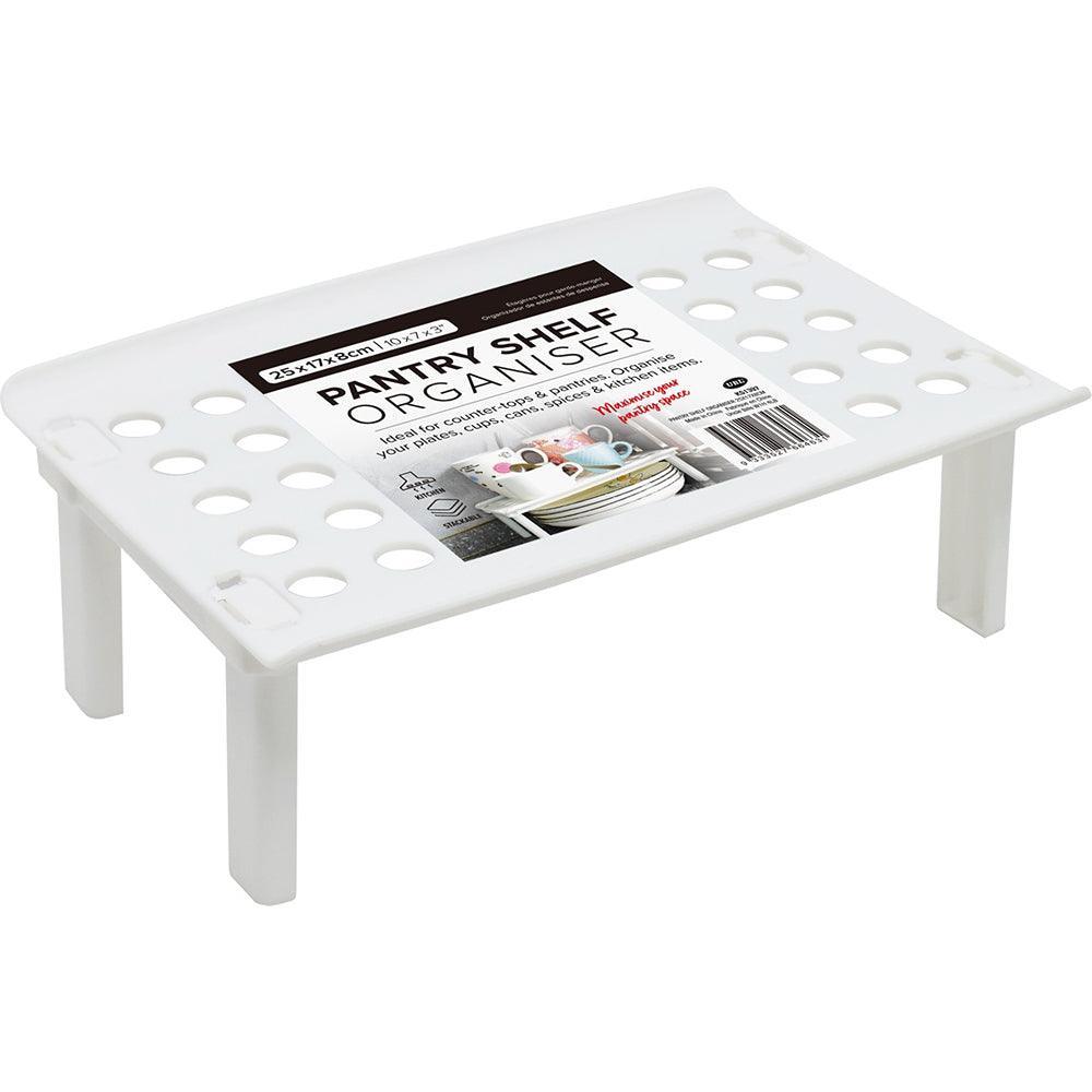 UBL Plastic Pantry Shelf Organiser | 25x17x8cm - Choice Stores