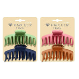 UBL Round Hair Claw Assorted | Pack of 2 - Choice Stores
