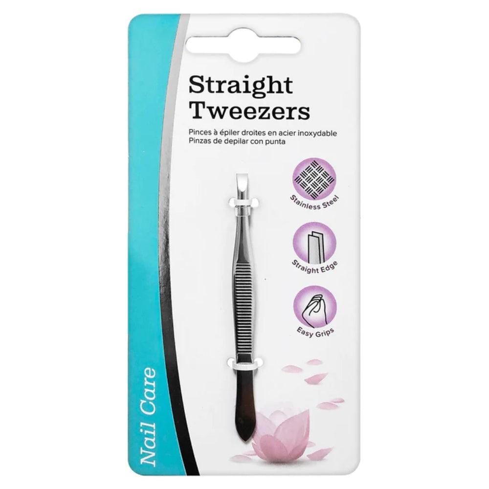 UBL Straight Stainless Steel Tweezers - Choice Stores