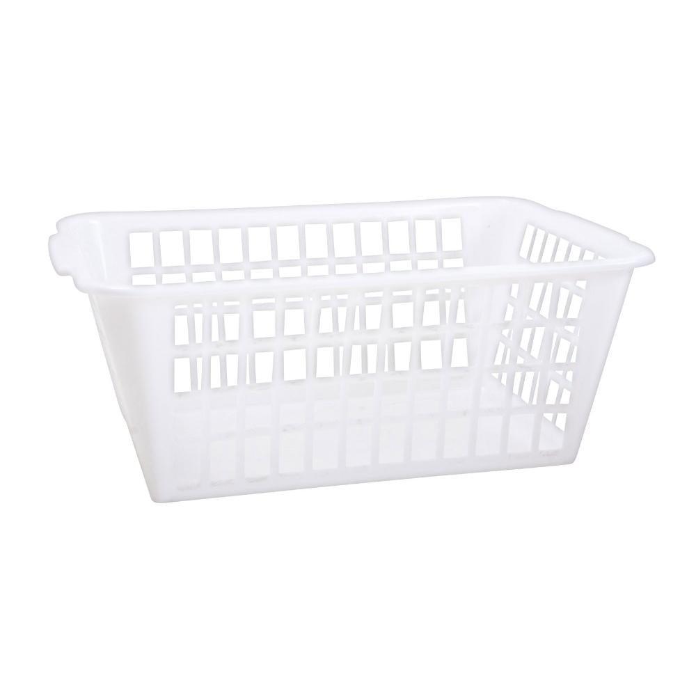 UBL White Large Storage Basket | 37cm x 25cm x 14cm - Choice Stores