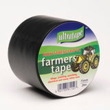 Ultratape Black Farmers PVC Tape | 75mm x 20mtr - Choice Stores
