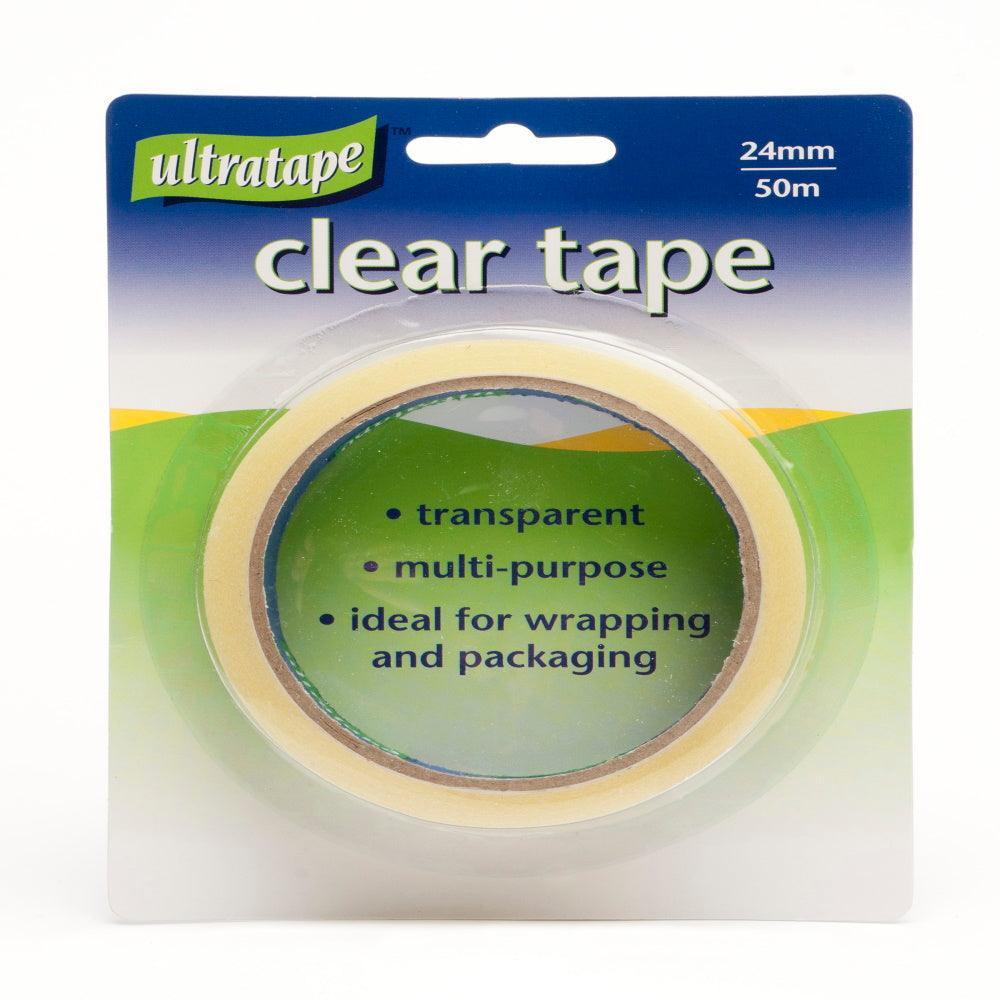 Ultratape Clear Tape | 24mm x 50m - Choice Stores