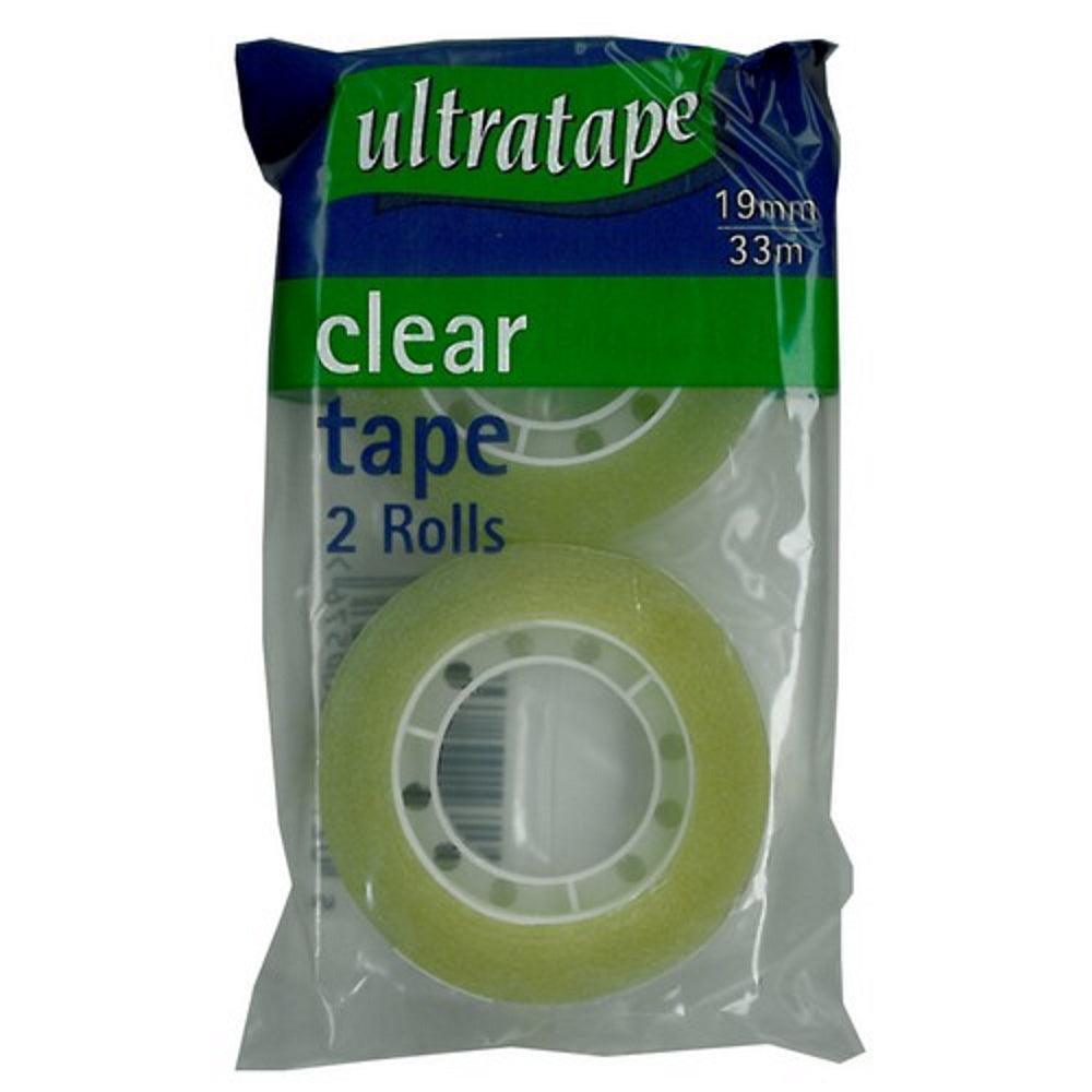 Ultratape Twin Clear Tape | 19mm x 33mtr - Choice Stores