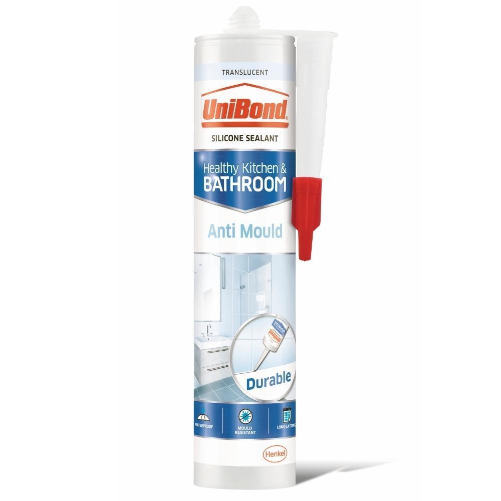 UniBond Anti Mould Kitchen & Bathroom Sealant Translucent | 274g - Choice Stores