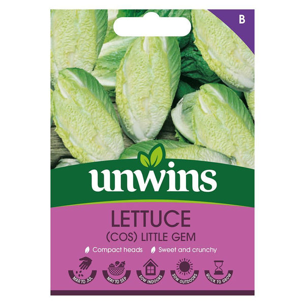 Unwins Cos Lettuce Little Gem Seeds - Choice Stores