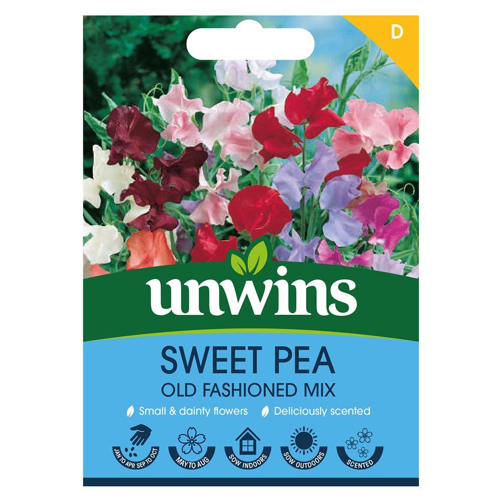 Unwins Sweet Pea Old Fashioned Mix Seeds - Choice Stores