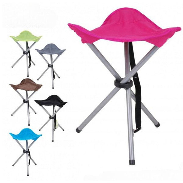 Urban Living Folding Camping Stool In Assorted Colours | 32 x 32 x 43cm - Choice Stores