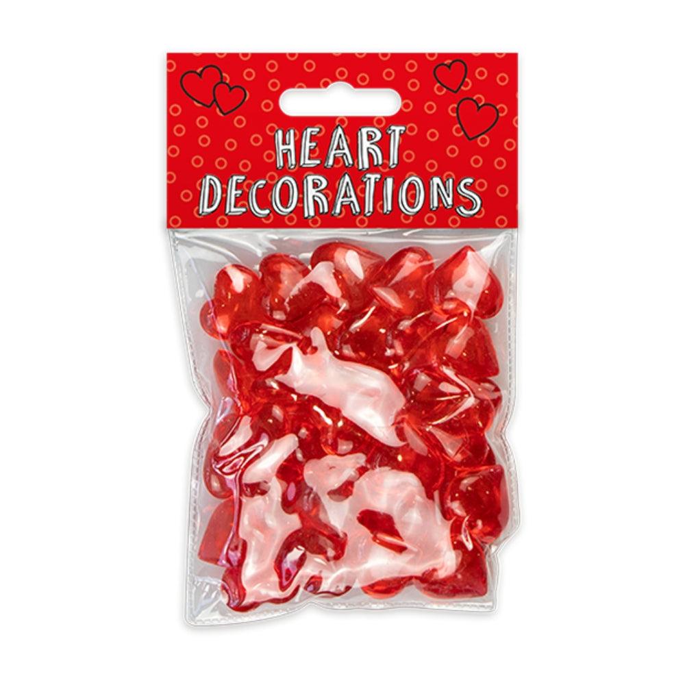 Valentine&#39;s Day Acrylic Heart Decorations | 75g - Choice Stores