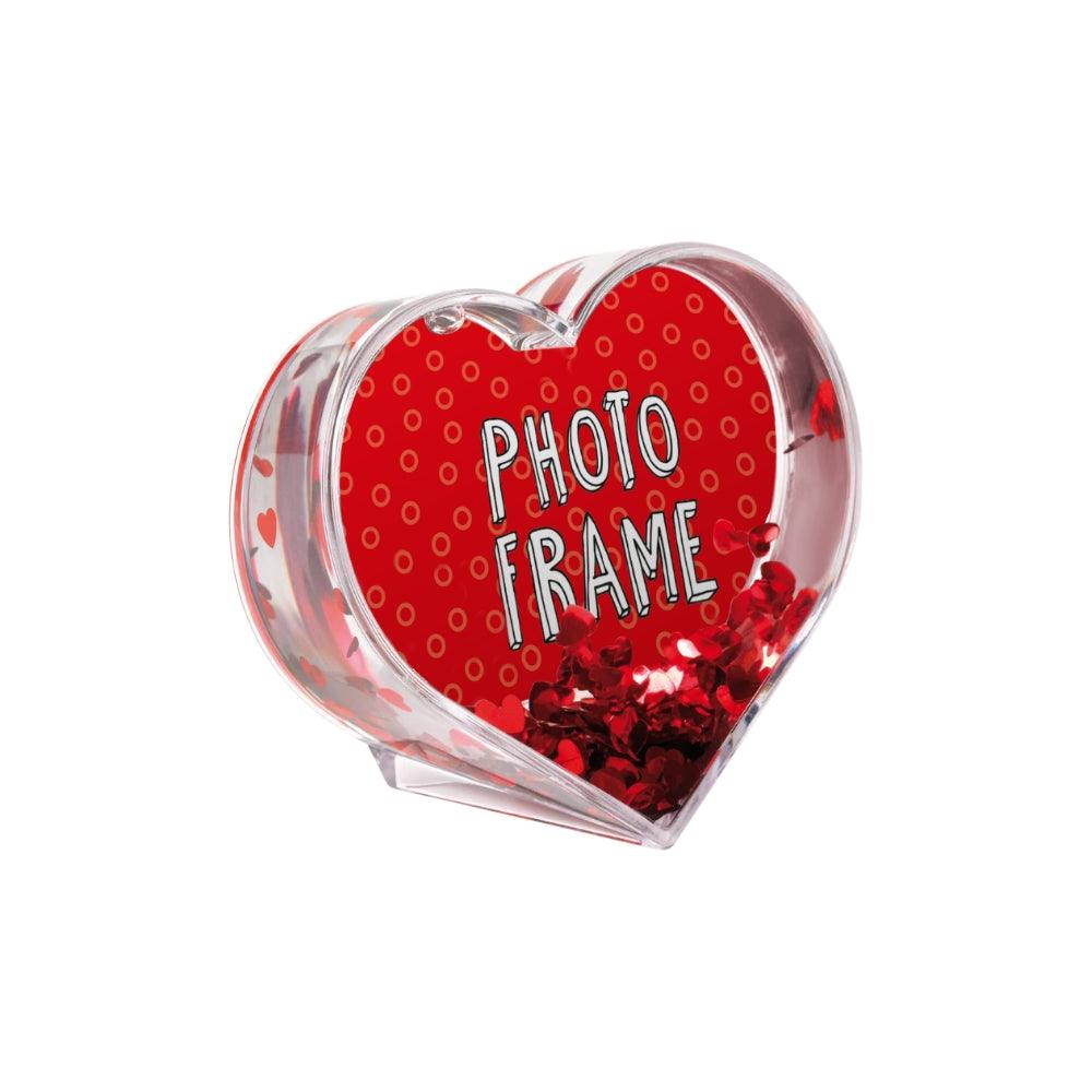 Valentine&#39;s Day Glitter Heart Photo Frame - Choice Stores