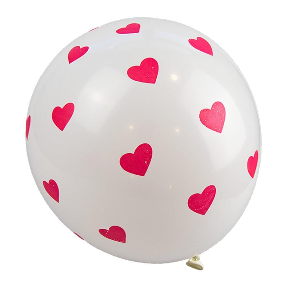 Valentine's Day Heart Printed Balloons | Pack of 10 - Choice Stores