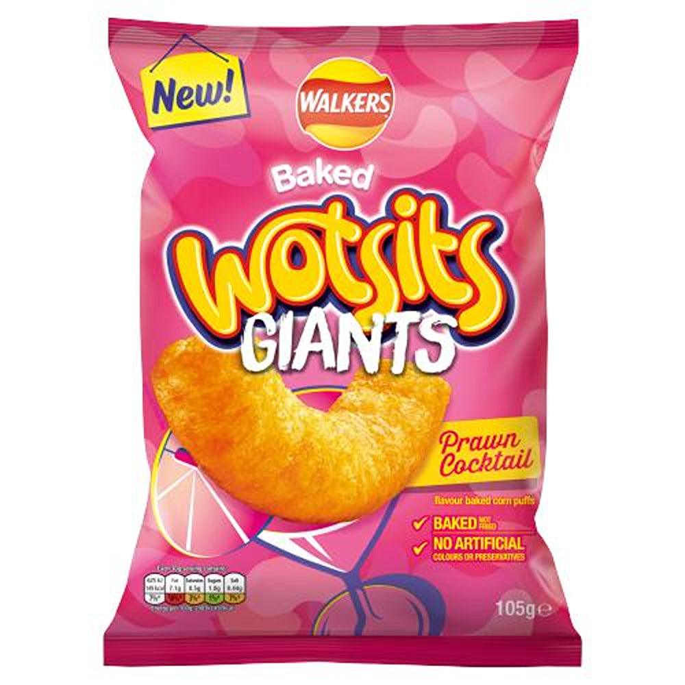 Walkers Wotsits Giants Prawn Cocktail Snacks | 105g - Choice Stores