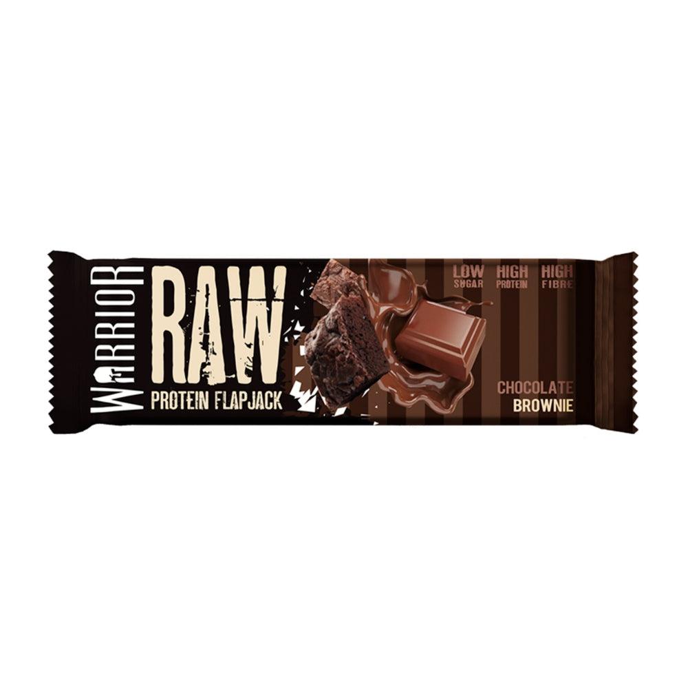 Warrior Raw Protein Flapjack Chocolate Brownie | 75g - Choice Stores