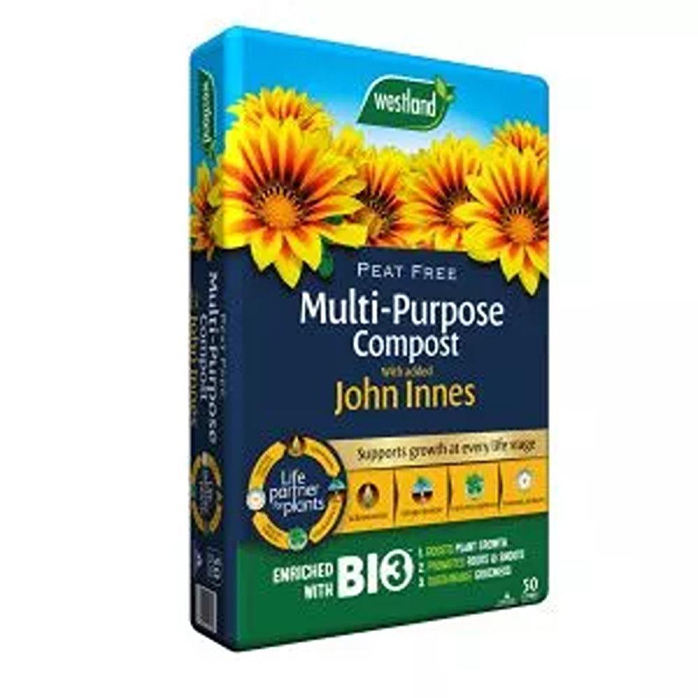 Westlans Peat Free Multi Purpose Compost with John Innes | 50L - Choice Stores