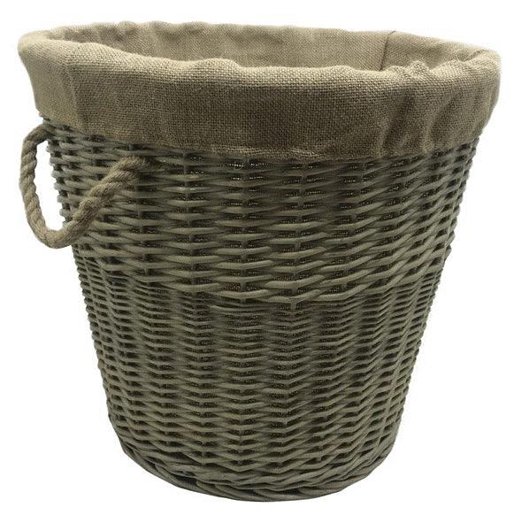 Wicker Lined Log Basket 46x52cm - Choice Stores