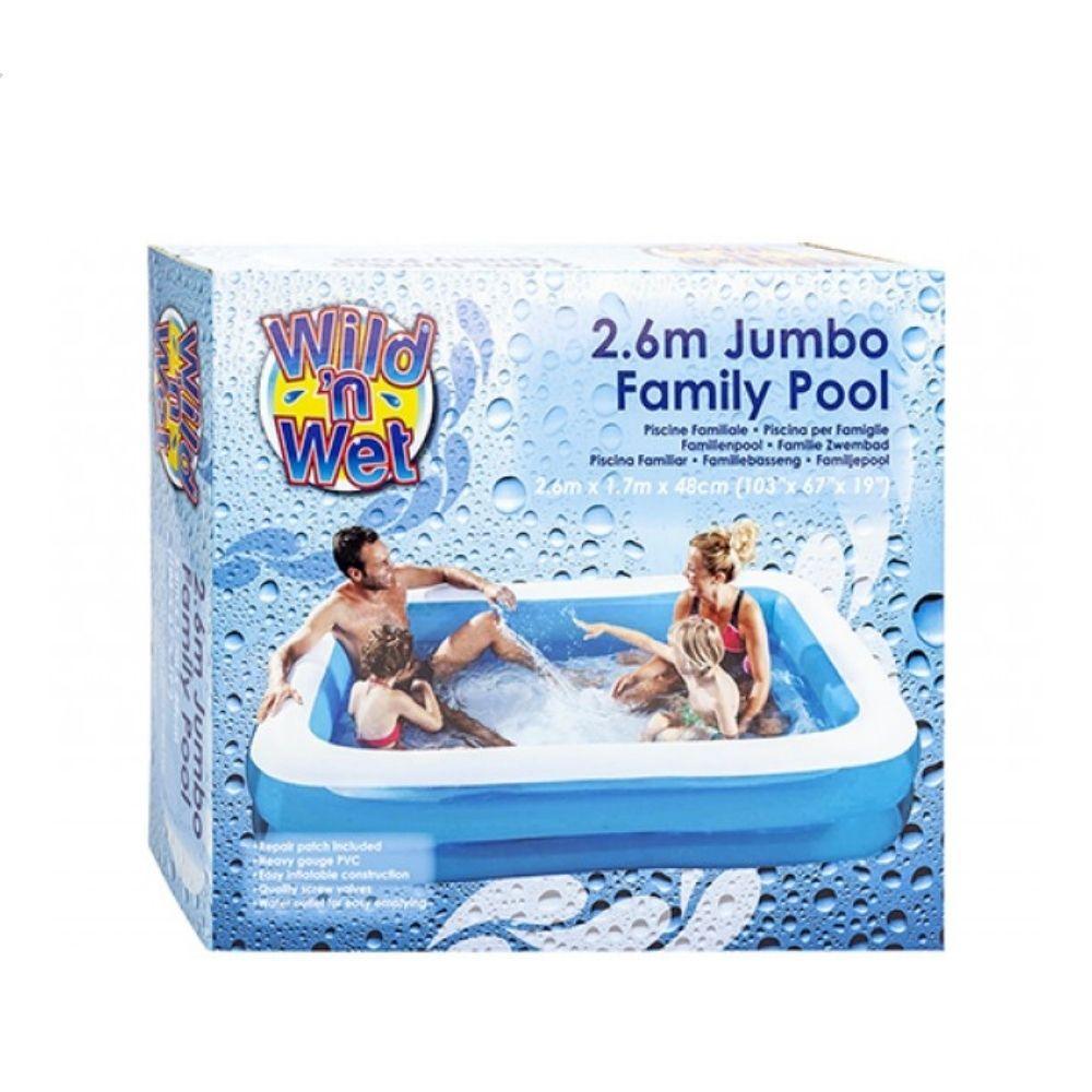 Wild N Wet Jumbo Family Pool | 2.6m - Choice Stores