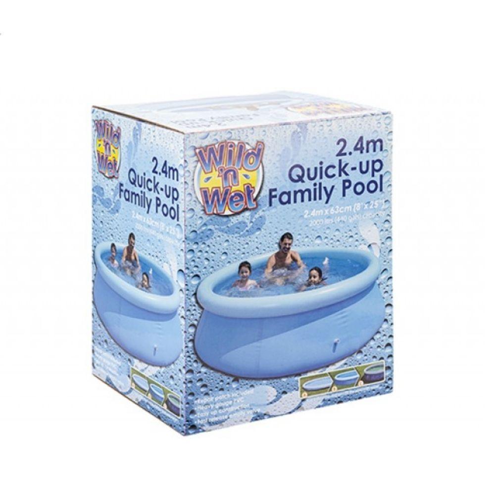 Wild N Wet Quick Up Paddling Pool | 2.4m - Choice Stores