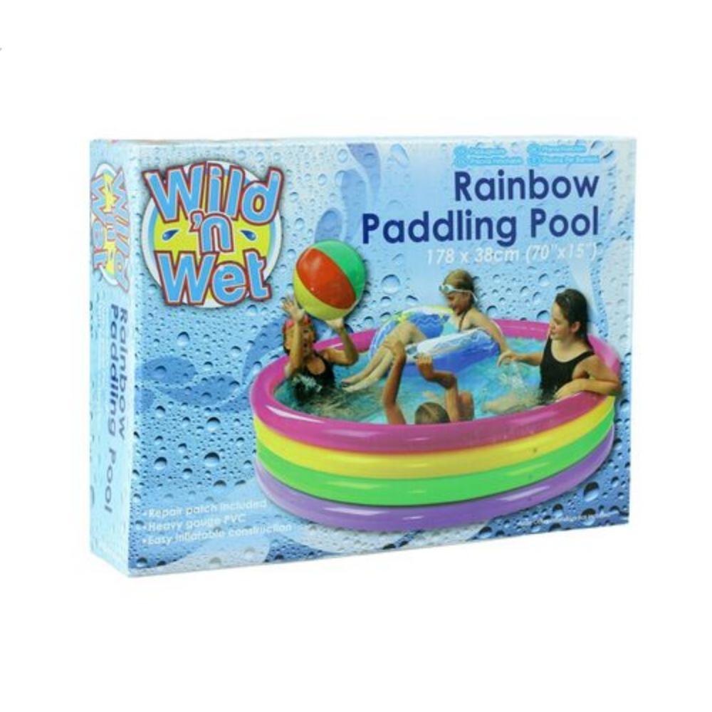 Wild N Wet Rainbow Ring Paddling Pool - Choice Stores