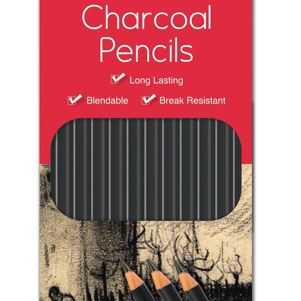 Work of Art Charcoal Pencils | 12 Pack - Choice Stores
