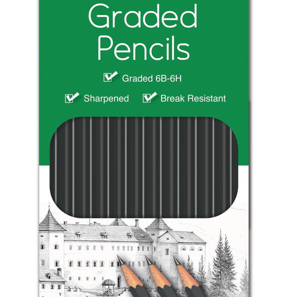 Work Of Art Graded Sketching Pencils | 12 Pack - Choice Stores