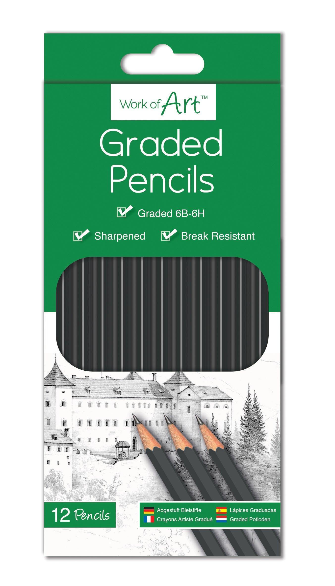 Work Of Art Graded Sketching Pencils | 12 Pack - Choice Stores