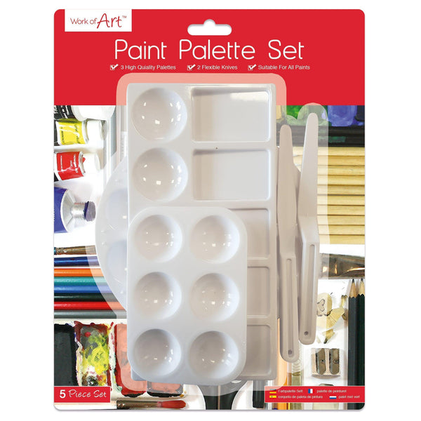 Work Of Art Paint Palette Set | 5 Piece - Choice Stores