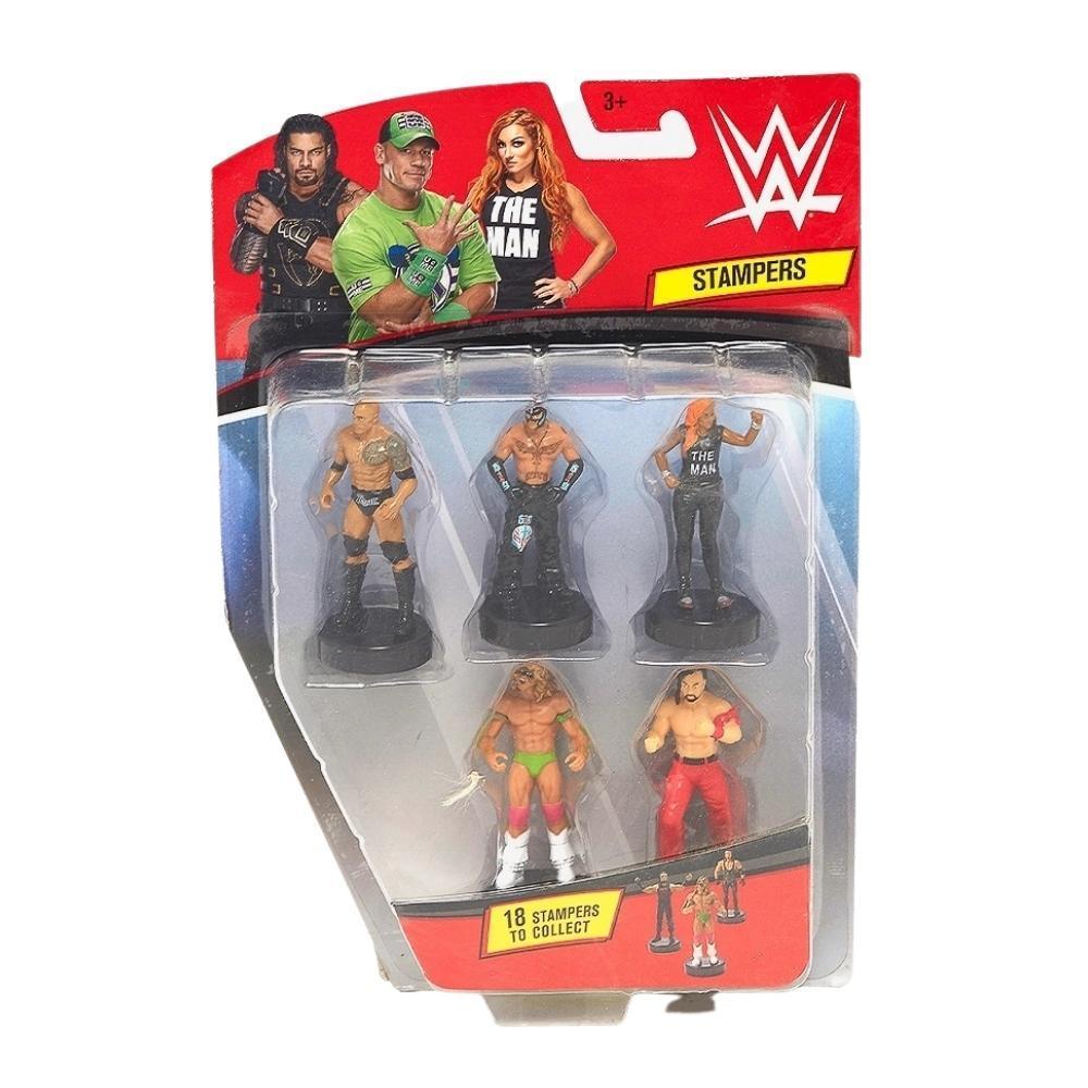WWE Superstar Stampers Figures | Pack of 5 | Ages 3+ - Choice Stores
