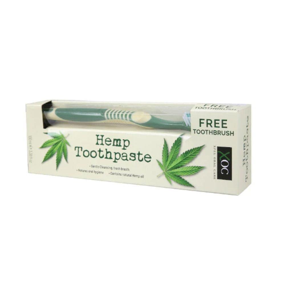 XOC Hemp Toothpaste &amp; Toothbrush | 100ml - Choice Stores