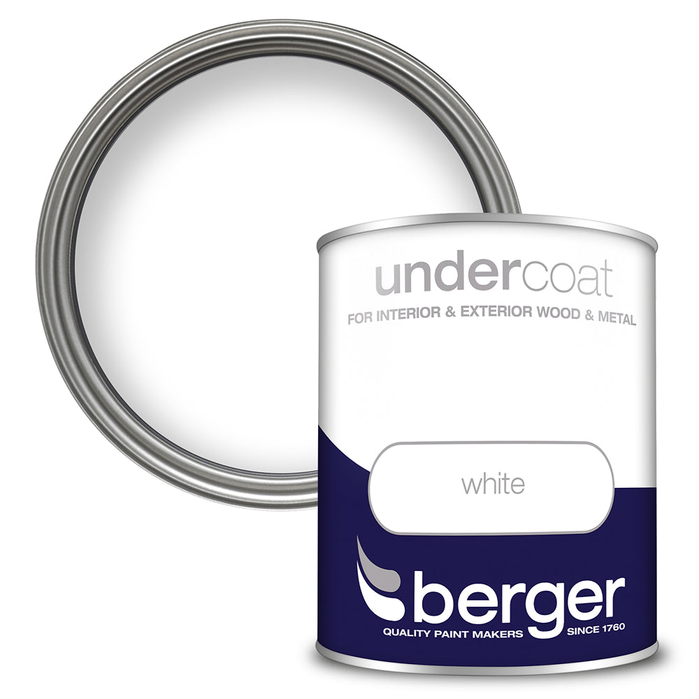 berger interior and exterior  wood and metal undercoat  white