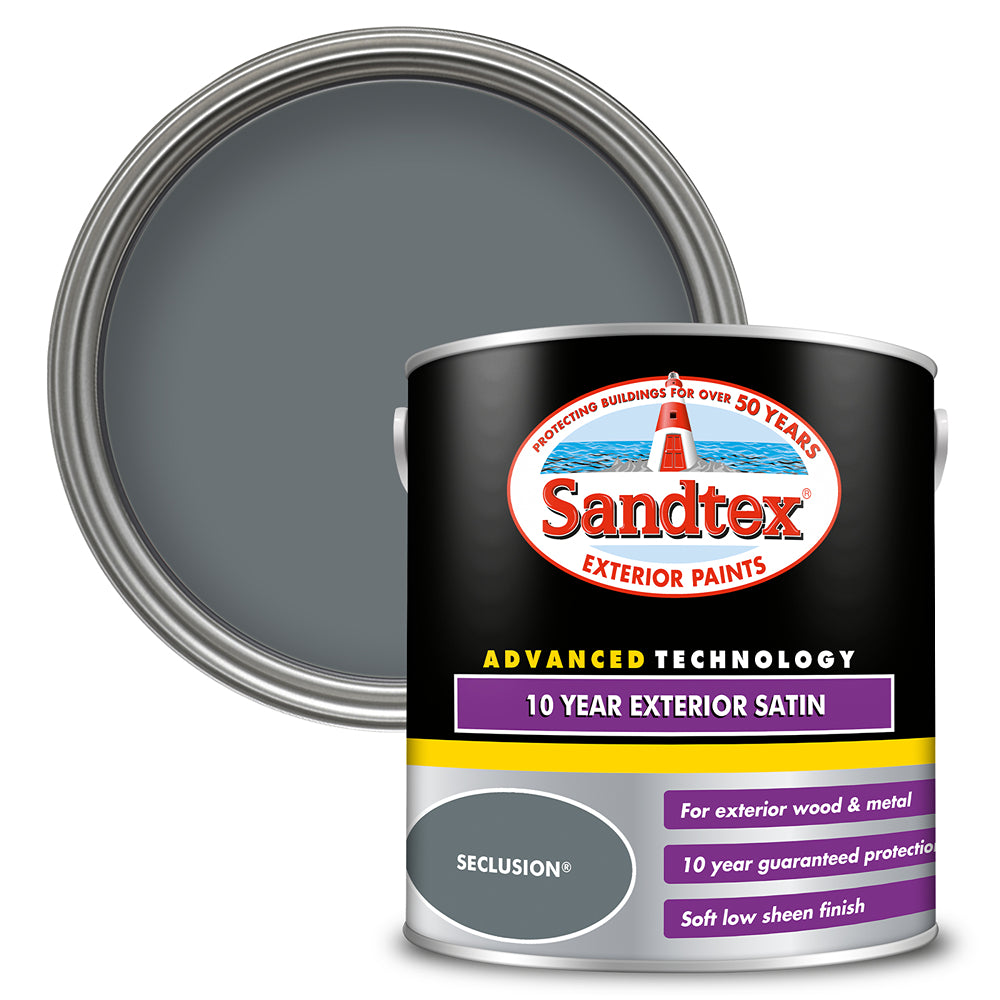 sandtex 10 year exterior satin metal and wood paint seclusion
